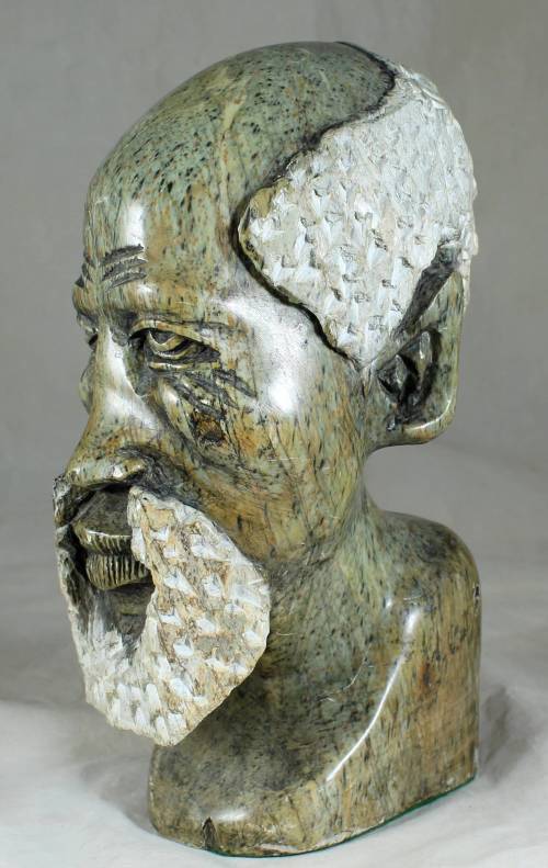 Stone Carving - Old Man