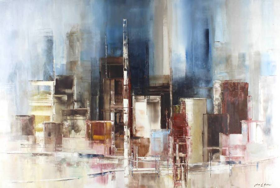 Julian D Fisher - Abstract city scene