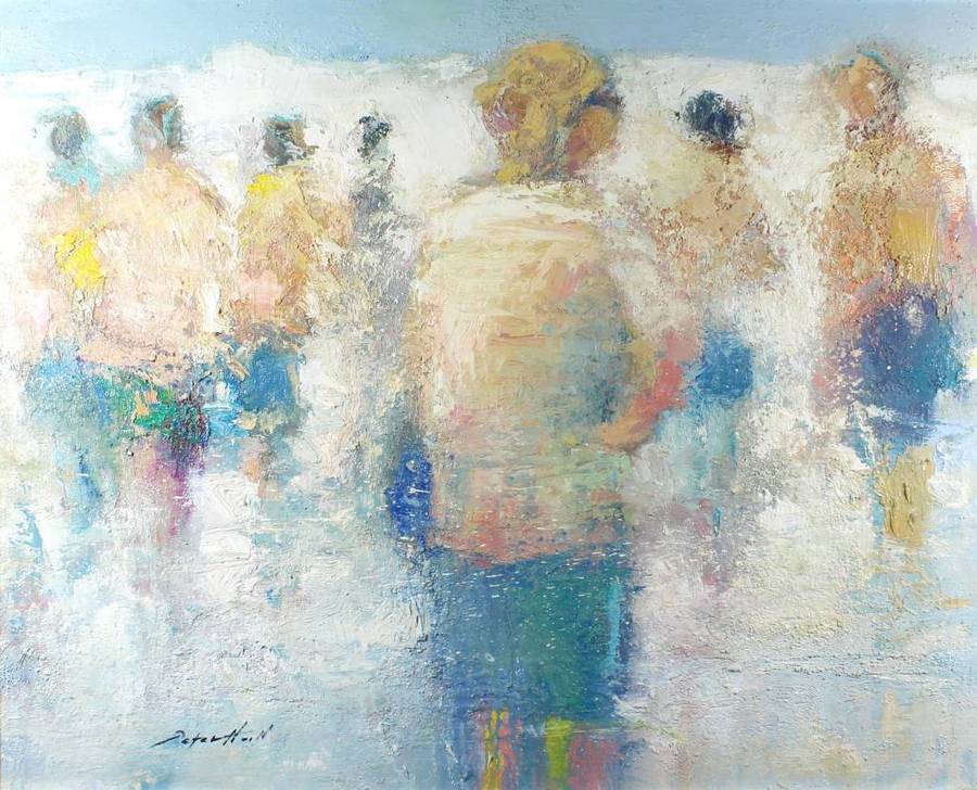 Peter Hall - Abstract figures - Investment art!!