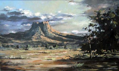 Peter van Blommestein - Massive Landscape - Investment art! Bid now!!