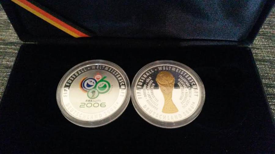 FIFA 2006 Silver proof coin set