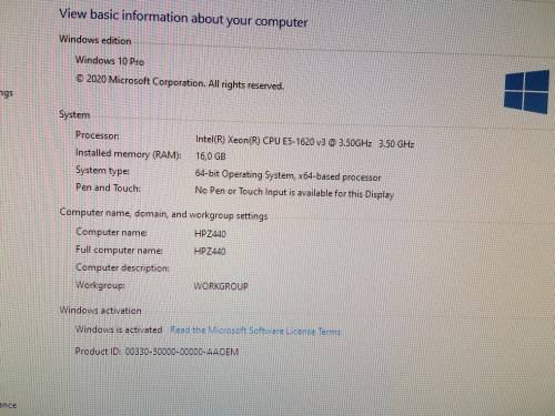 HP Z440 PC BOX ONLY