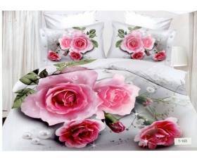 3D PINK DUVET COVER SET - 3D DUVET SET DOUBLE