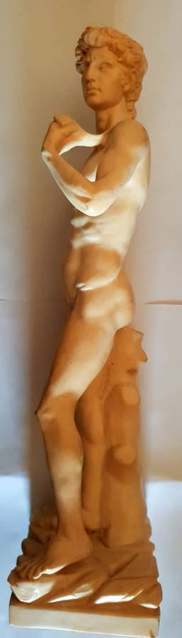 Very detailed Sculpture of a man made by A. Santini (Italy)