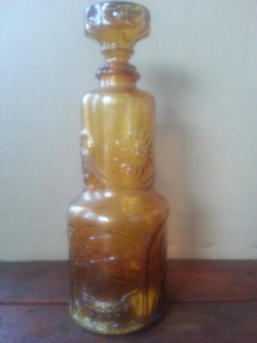 Nautical themed gold salt bottle