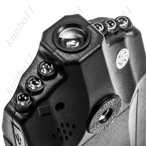 2.5" LCD Screen 720P Car DVR Recorder 6 LED Infrared Night Vision Auto Camera