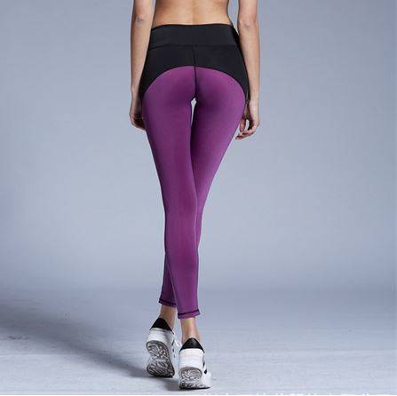 JNC Mesh Breathable Fitness Leggings Quick Dry Elastic Yoga Pants