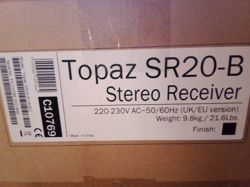 NEVER OPENED - Cambridge TOPAZ SR20