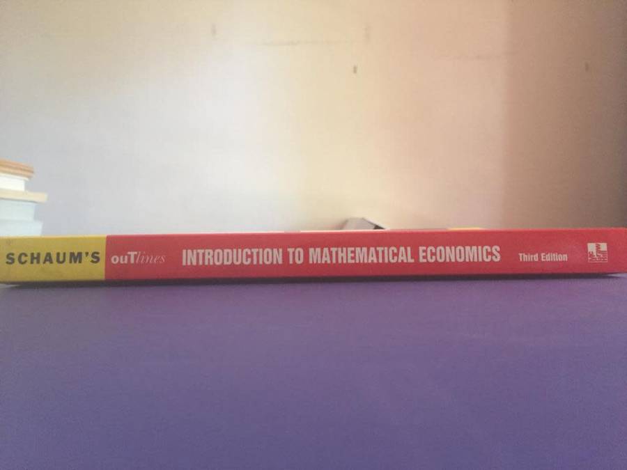 University Textbook: Introduction to Mathematical Economics
