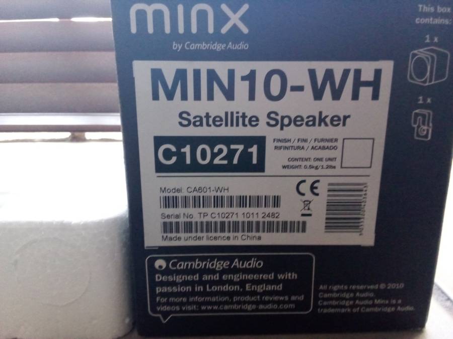 Minx Satellites - Min10 (1 x White)