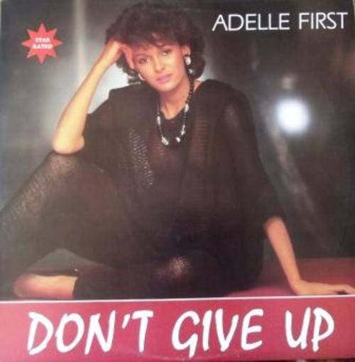Adelle First/ Don't Give Up/ maxi lp/ cover vg, vinyl ex