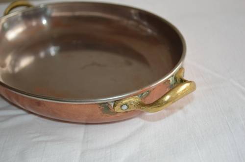 NICEold Totally usable copper  OVAL PAN