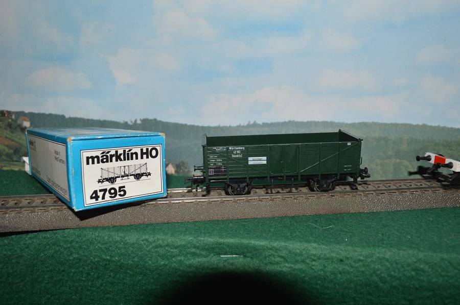 Marklin Ho 4795 gondola green
