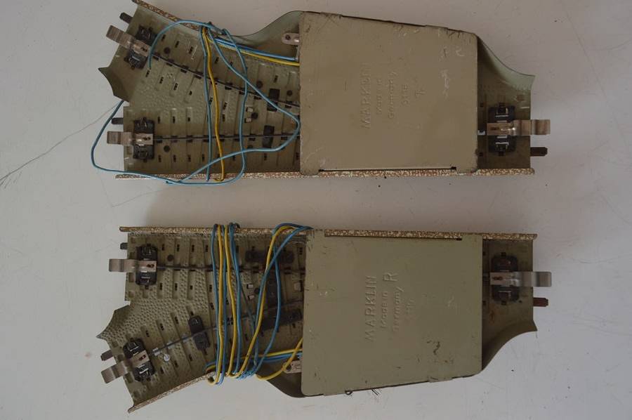 MARKLIN HO M track left and right turn out 5118 and 5119