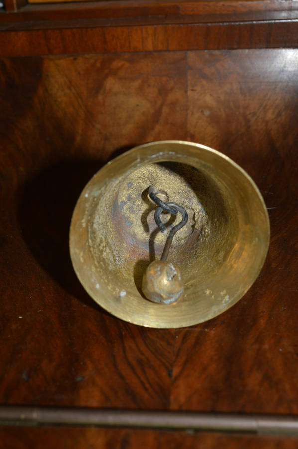 Old well used minature school bell 10cm