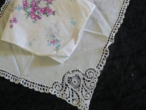 VINTAGE HANKIES X 2