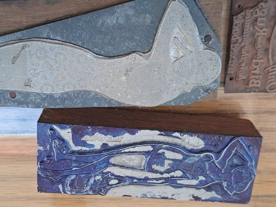 Beautiful and interesting vintage copper and lead stamps