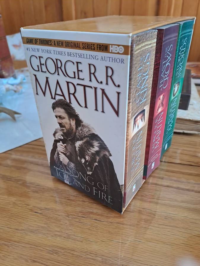 Game of Thones George Martin 3 book combo