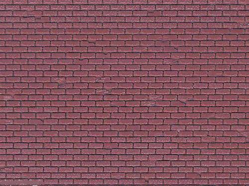 VOLLMER HO 6028 PLACTIC, BRICK WORK PANELS