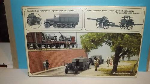 Preiser Military 16538 Half track vehicle German reich 1939-45