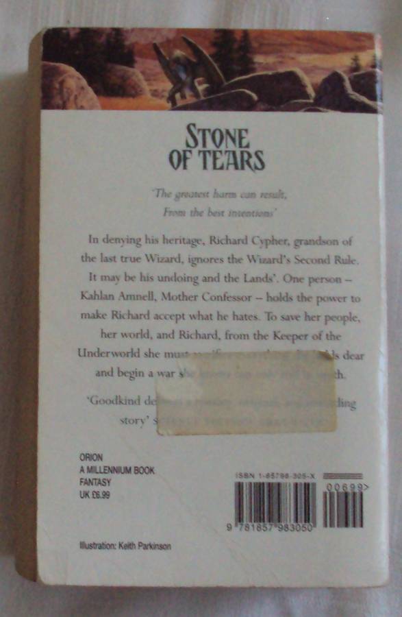 Stone of Tears Terry Goodkind