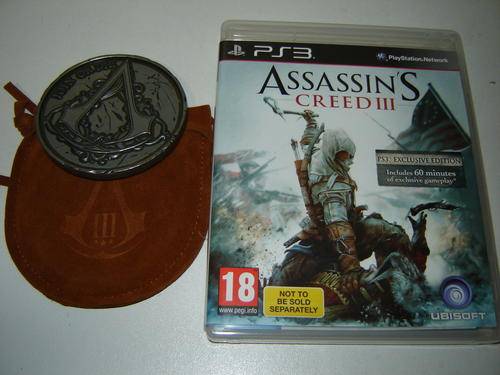 ps3   ASSASSINS CREED 3  "join or die" collectors edition