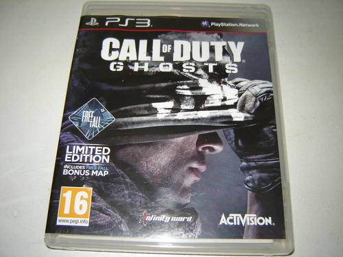 PS3   CALLofDUTY  ghosts     ltd edition