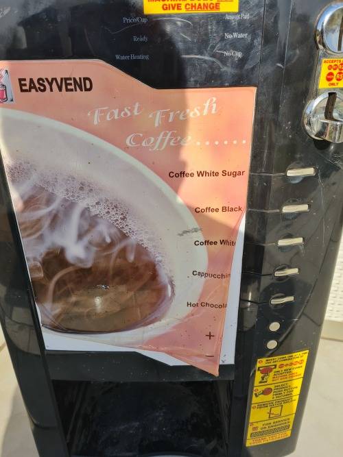 Coffee vending machine