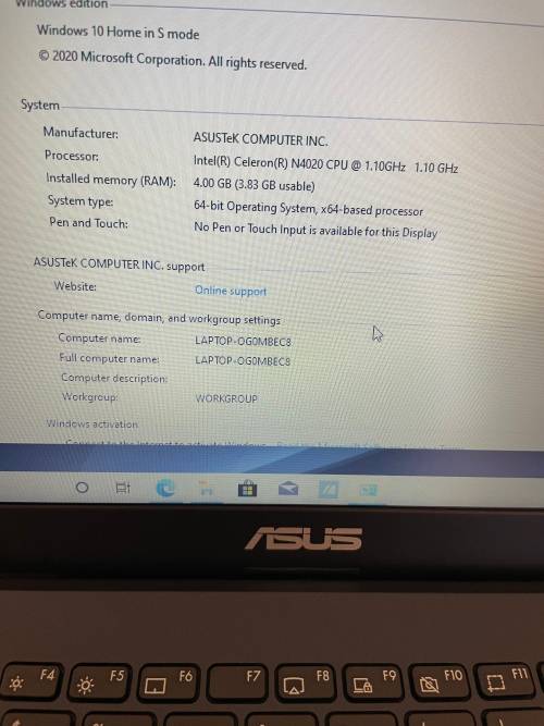 Asus E410M - Intel - 4GB RAM - SSD LAPTOP ~Brand New ~FREE Shipping