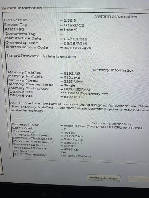 Dell Latitude Laptop E7470 - Intel Core i7 - 8GB RAM - 256GB SSD