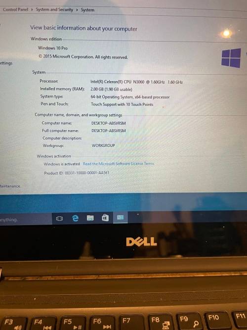 Dell Inspiron 11 - Intel Celeron - Touchscreen ~Grade A