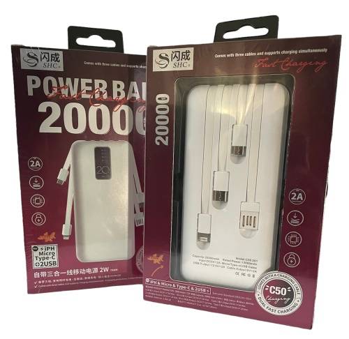 Power Bank 20000mAh Fast Charging