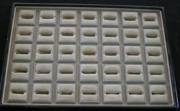 Grey Multiple Ring Display