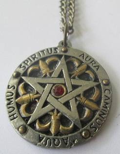 Pentacle pendant (including chain)