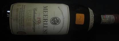 1976 Meerlust - Cabernet Savingnon