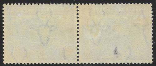 South West Africa S.W.A. Overprint 2s6d HM SACC 88 CV R1500 plus DIAGONAL BROWN LINES THROUGH 2/6