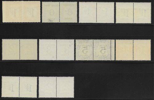 SOUTH WEST AFRICA SELECTION OF POSTAGE DUES ALL VF UNMOUNTED MINT.