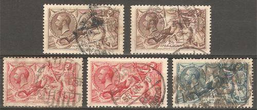 De la Rue & BW Seahorses Used lot. C/V R8400