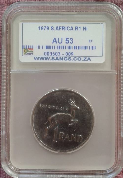 1979 Nickel R1 SANGS Graded AU53