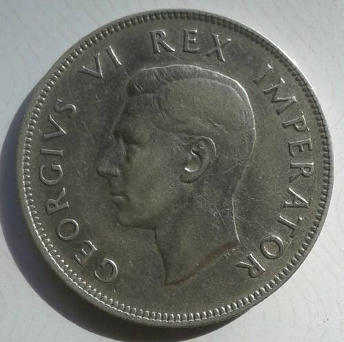 1945 21/2 Shillings.Nice condition.Mintage of only 183406