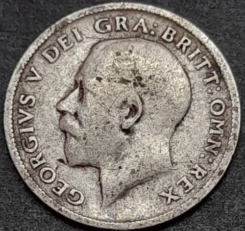 1911 Great Britain 6d (Sixpence)