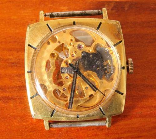 Swiss Made Gold Plated Vintage Watch (Not Working)