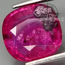 HUGE UNHEATED 3.38 Ct Natural Winza Ruby