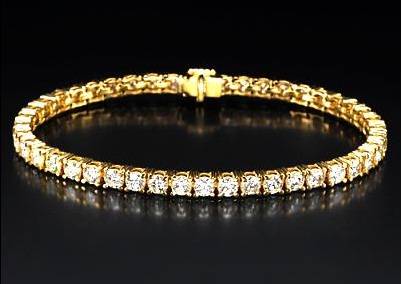 6.0CT GENUINE DIAMOND TENNIS BRACELET