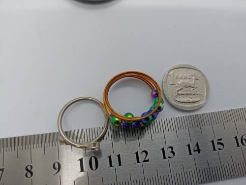 Bracelets : Lot of 9 bracelets and 2 rings