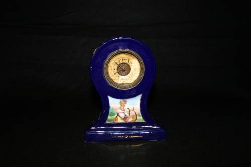 louis XI Blue Mantle clock