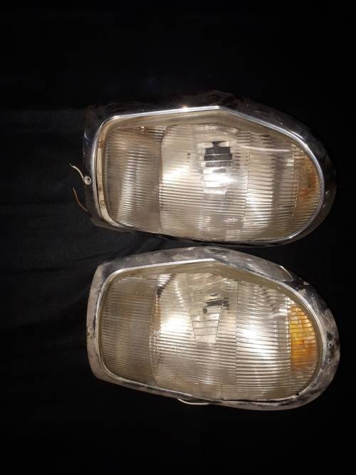 Mercedes Benz W111 & W112 Head light lenses complete