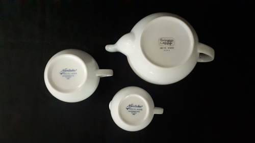 Noritake "Tea for Two" Tea set Classic White