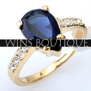 Stunning Sapphire Pear Shaped Ring [R1 SPECIAL - NO RESERVE][WOW]