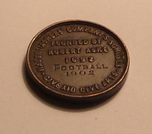 1902 SCHOOLS FOOTBALL MEDAL